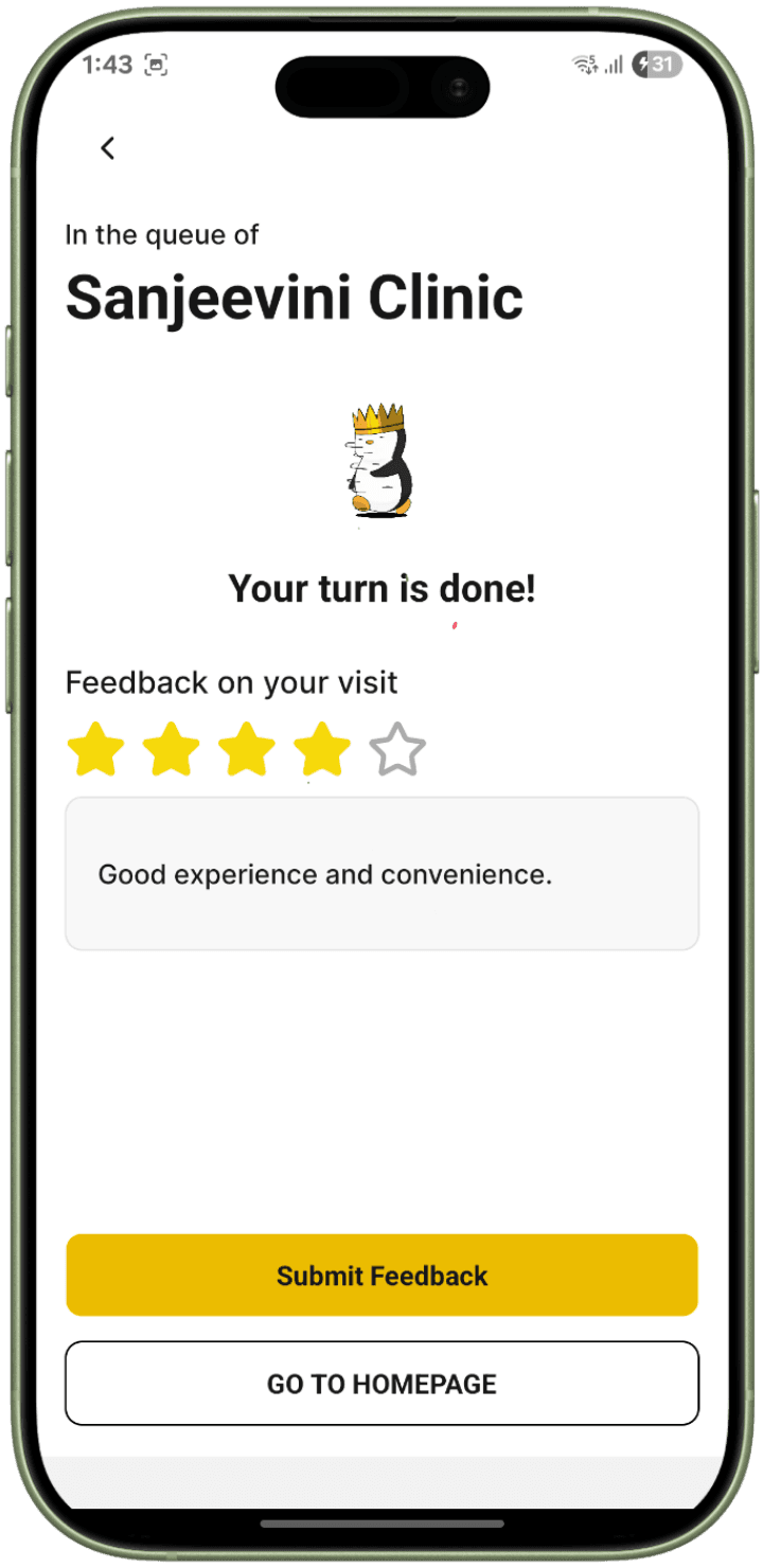 Visit & Done mockup